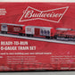 Lionel 2023030 O Gauge Budweiser Delivery LionChief Train Set EX/Box