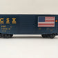 MTH 30-74914 O Gauge CSX (Flag) 40' High Cube Box Car #196318 EX