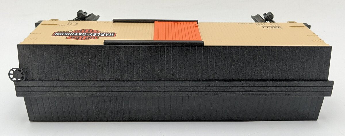 MTH 30-74579 O Gauge Harley-Davidson 34' Box Car -19th Century LN