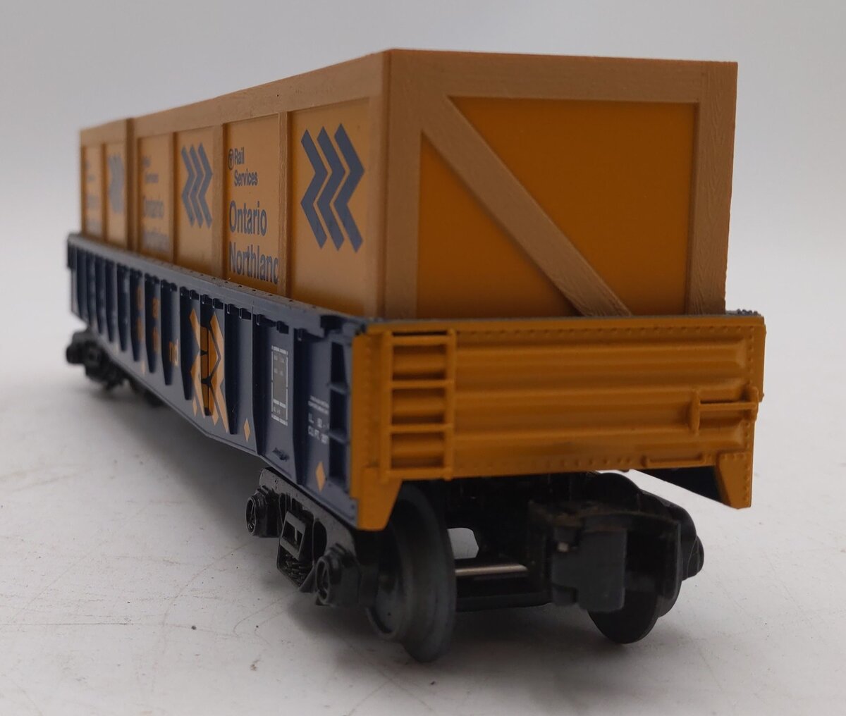 MTH 30-72154 O Ontario & Northland Gondola with Crate Load #5010        EX