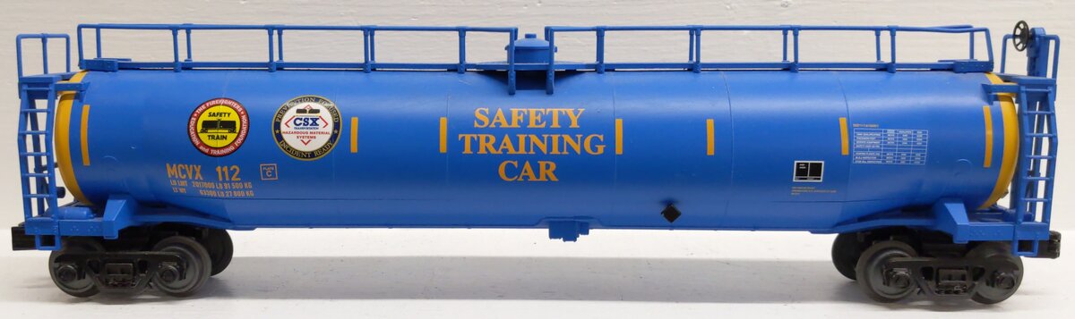 MTH 30-73505 O Gauge CSX RailKing 33,000G Tank Car #112 EX