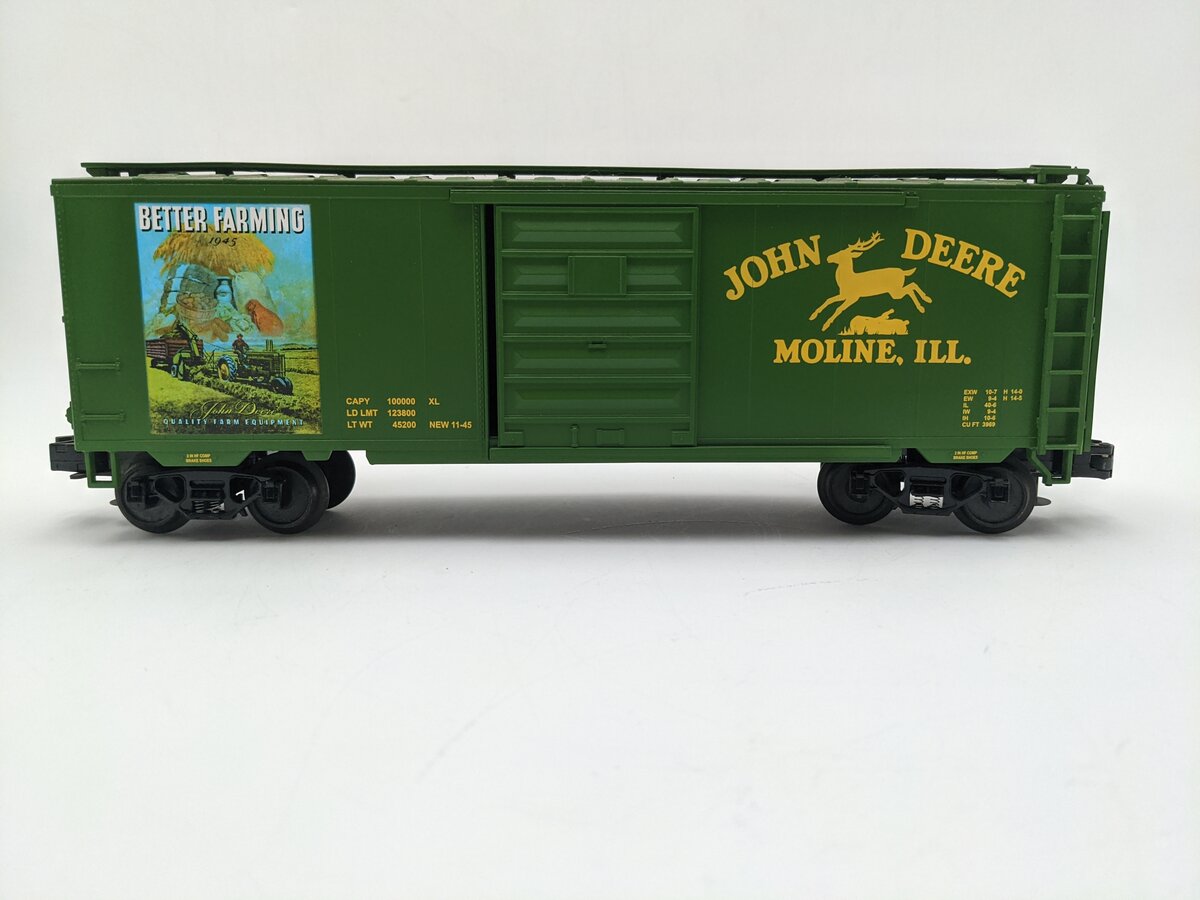 MTH 20-90130A John Deere "Better Farming 1945" 40' Box Car EX