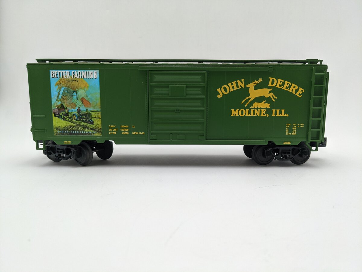 MTH 20-90130A John Deere "Better Farming 1945" 40' Box Car EX