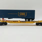 Williams 48401 O Gauge Front Runner Intermodal 3-Rail Car w/ CSX Trailer EX