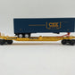 Williams 48401 O Gauge Front Runner Intermodal 3-Rail Car w/ CSX Trailer EX