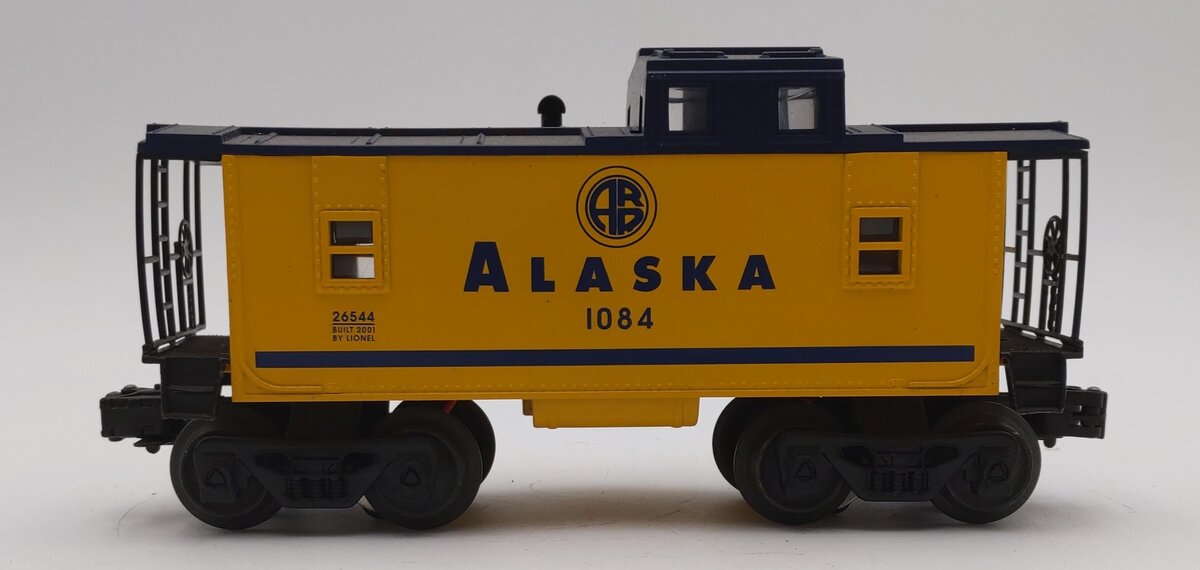 Lionel 6-26544 Alaska Square Window Lighted Caboose EX