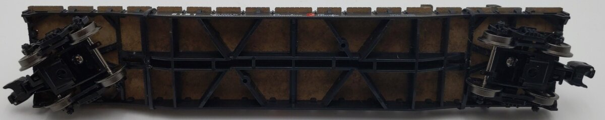 Menards O Gauge Canadian Pacific Flatcar #6181 - Custom Load VG