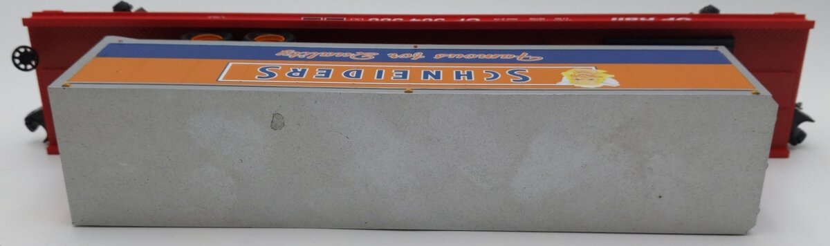 MTH 20-95420 O CP Rail Flat Car with 40' Trailer #504580 EX