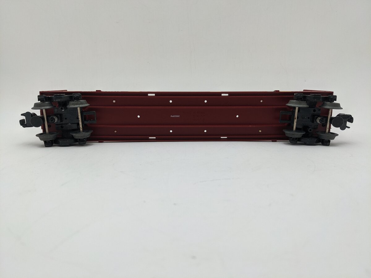 Lionel 2043092 O Gauge Burlington Northern Santa Fe Bulkhead Flatcar #545512 EX