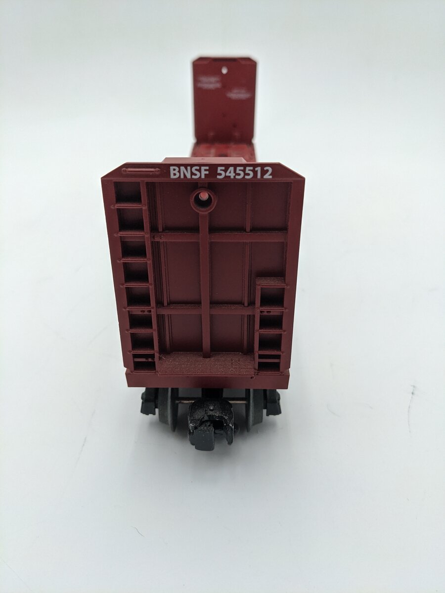 Lionel 2043092 O Gauge Burlington Northern Santa Fe Bulkhead Flatcar #545512 EX