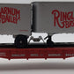 Lionel K-Line 6-21472 Ringling Bros Flatcar with 2 Trailer EX