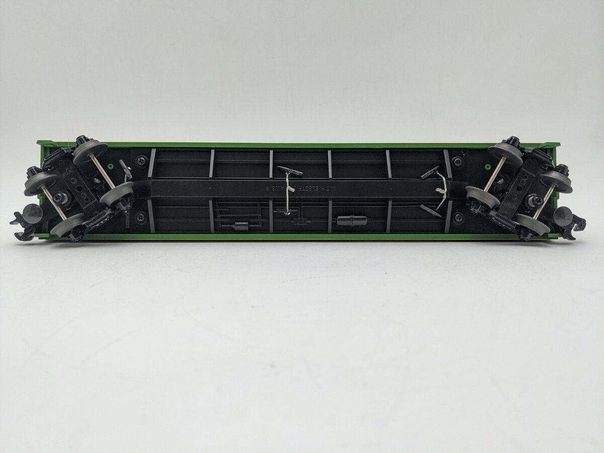 MTH 20-98361 O Gauge John Deere Flat Car w/ Three 4010 Tractors EX