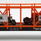 MTH 30-76328 O Gauge Harley Auto Carrier Flatcar w/4 Fat Boys #852002 EX