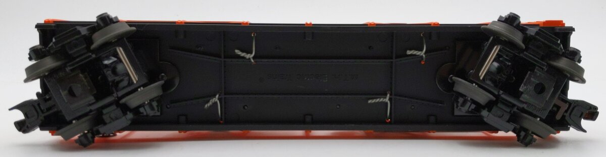MTH 30-76328 O Gauge Harley Auto Carrier Flatcar w/4 Fat Boys #852002 EX