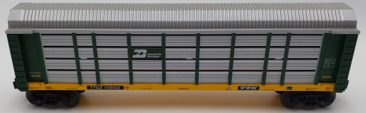 Lionel 1928012 "O-Gauge" Burlington Northern Autorack #159433 EX