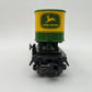 Lionel 1928350 O Gauge John Deere Flatcar w/ Piggyback Trailers EX