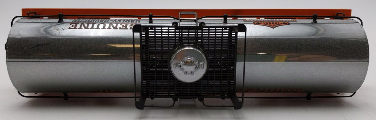 MTH 30-73220 O Gauge Harley Davidson Tank Car (Chrome) #2007 EX