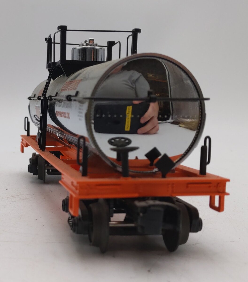 MTH 30-73220 Harley Davidson Tank Car (Chrome) EX