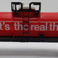 Lionel 6-29640 O-27 Coca-Cola Tank Car EX
