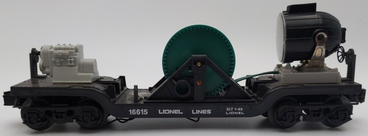 Lionel 6-16615 O Gauge Lionel Lines Extension Searchlight Car with Searchlight EX