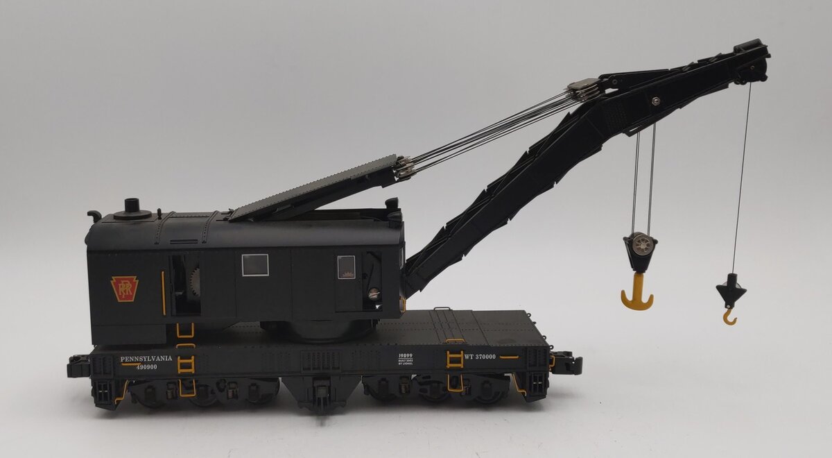 Lionel 6-19899 Pennsylvania TMCC Operating Crane Car VG