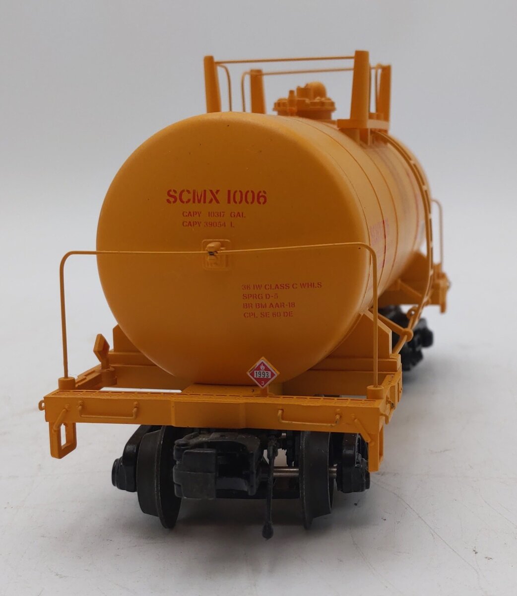 MTH 20-96750 O Gauge Shell 8K Gal Tank Car #1006 (Yellow) EX