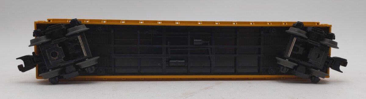 MTH 30-76523 O Gauge Trailer Train Bulkhead Flatcar with Lumber Load #250616 VG