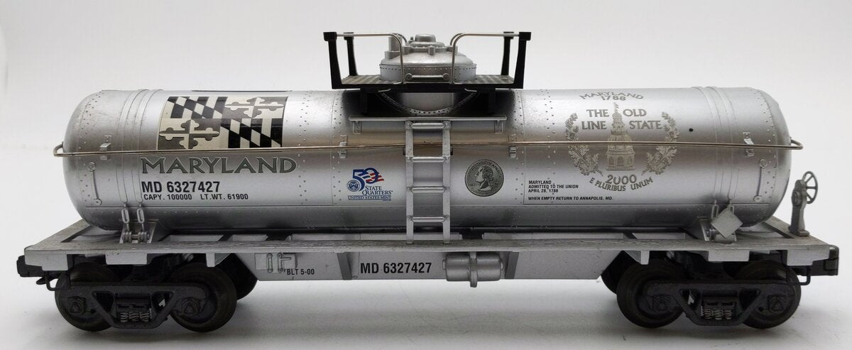 K-Line K632-7427 O Gauge Maryland Commemorative Quarter State Tank Car #6327427 EX