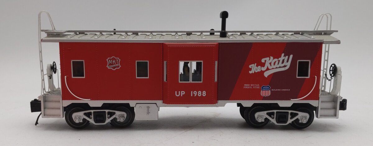 MTH 30-77154 O Gauge MKT "The Katy" Bay Window Caboose #21988 EX