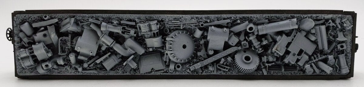 MTH 30-72137 O Gauge Norfolk & Western Gondola Car with Scrap Metal Load #88114 EX