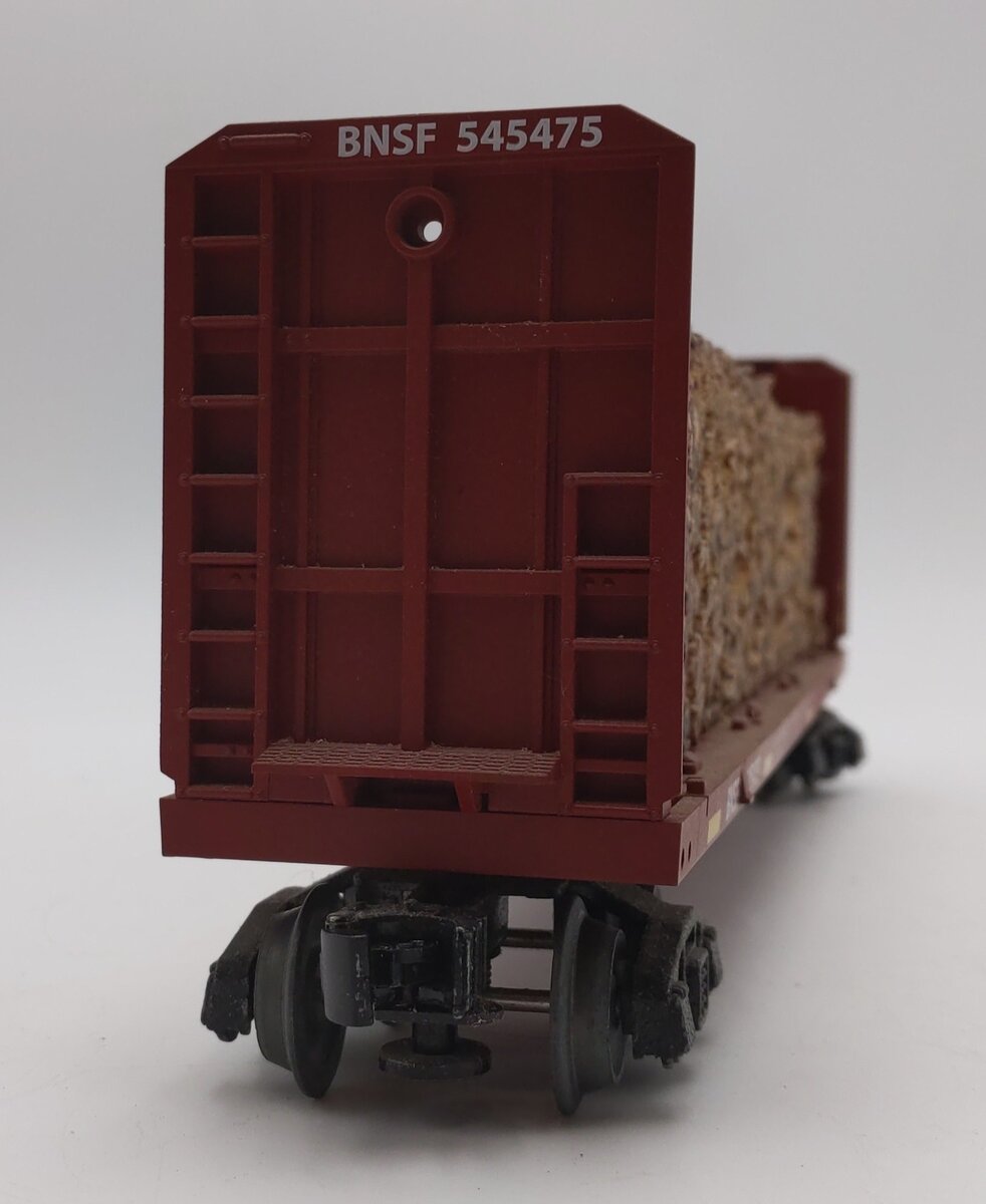 Lionel 2043091 O BNSF Standard Bulkhead Flat Car #545475 EX