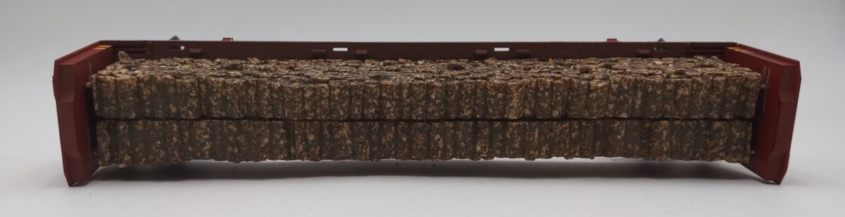 Lionel 2043091 O BNSF Standard Bulkhead Flat Car #545475 EX