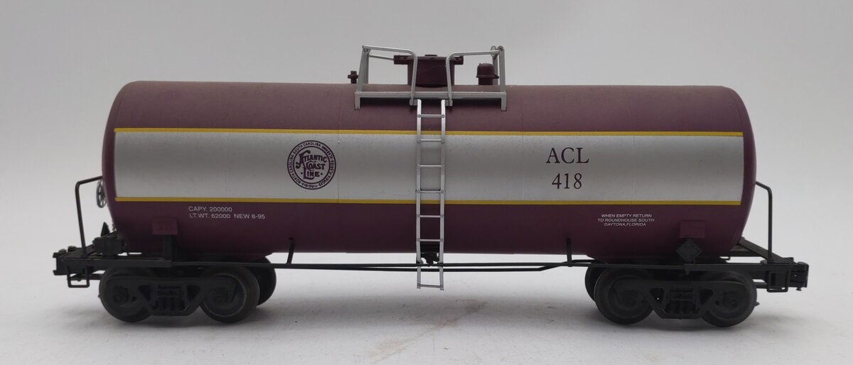 Weaver 418 O Gauge Atlantic Coast Line 40' Tank car VG