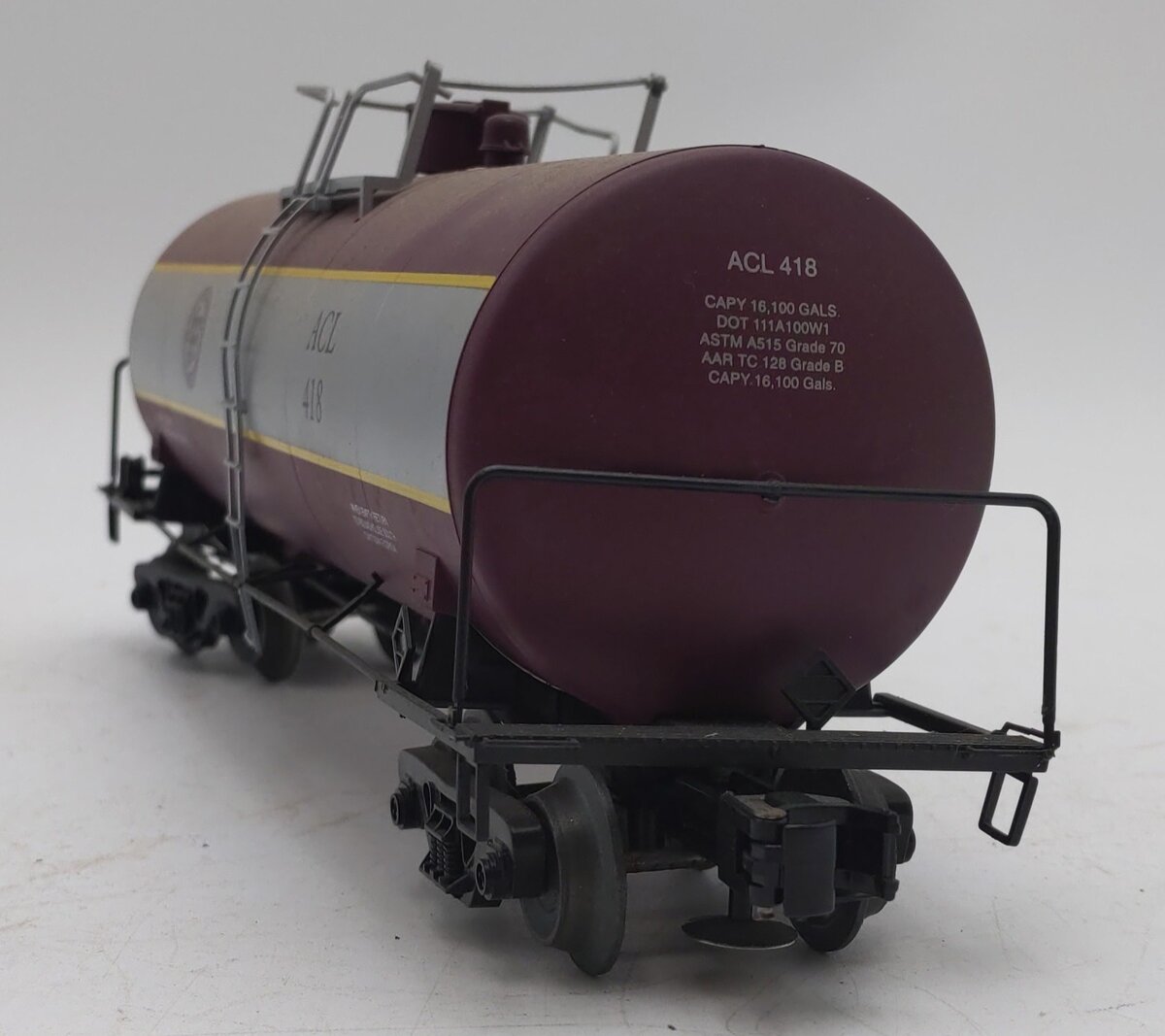 Weaver 418 O Gauge Atlantic Coast Line 40' Tank car VG
