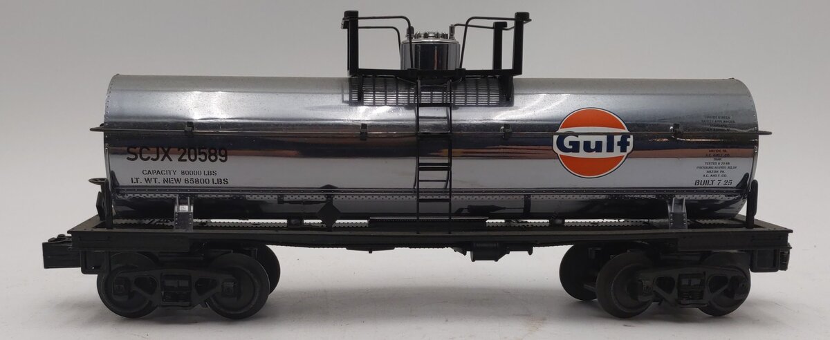 MTH 30-73553 O Gulf RailKing Tank Car #20589 EX
