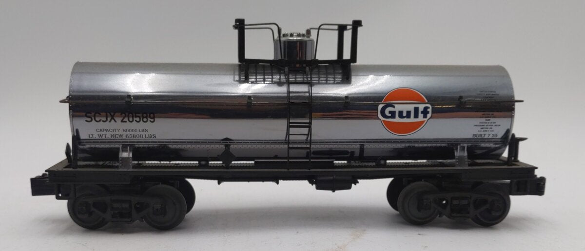 MTH 30-73553 O Gulf RailKing Tank Car #20589 EX