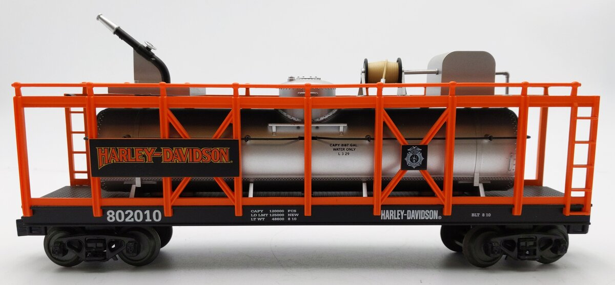MTH 30-79271 O Gauge Harley-Davidson Fire Car #802010 EX