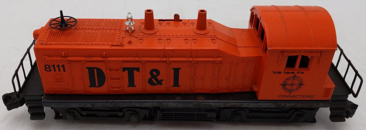 Lionel 6-8111 O Gauge DT&I NW-2 Switcher Diesel Locomotive VG