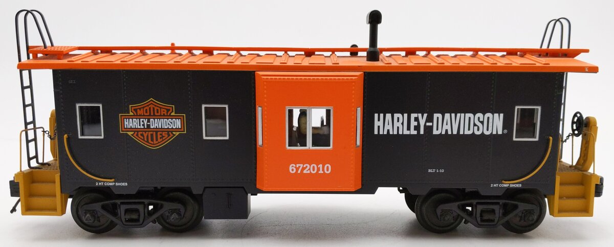 MTH 30-77172 O Gauge Harley-Davidson Bay Window Caboose #672010 EX