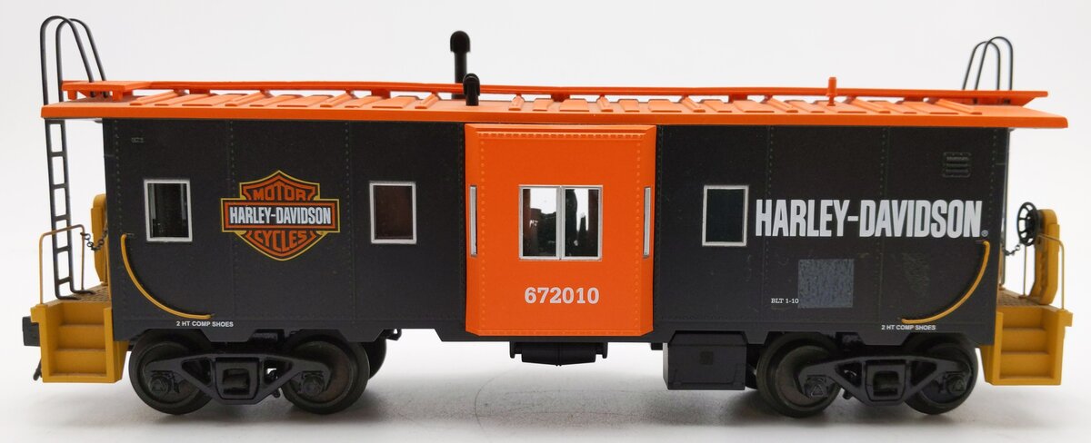 MTH 30-77172 O Gauge Harley-Davidson Bay Window Caboose #672010 EX
