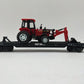 MTH 20-98461 O Gauge Harley Davidson Flatcar w/Tractor VG