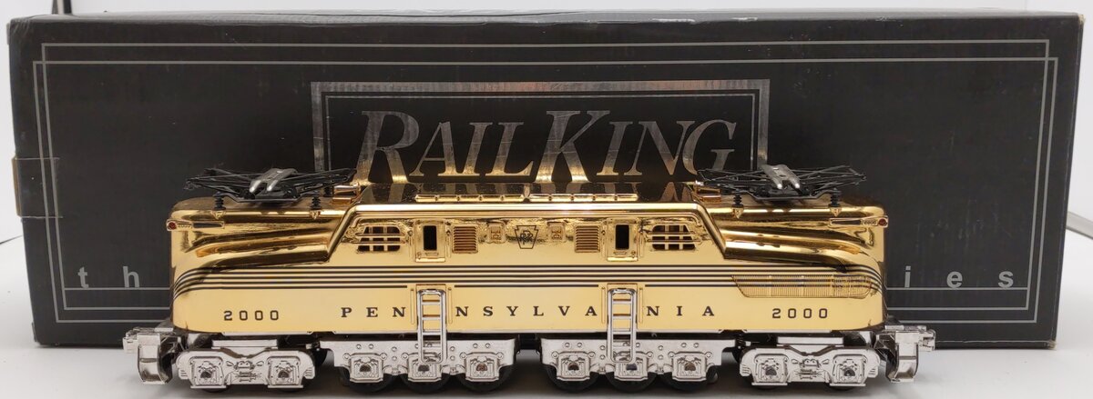 MTH 30-2514-0 O Pennsylvania GG-1 Gold Plated Electric Locomotive #2000 EX/Box