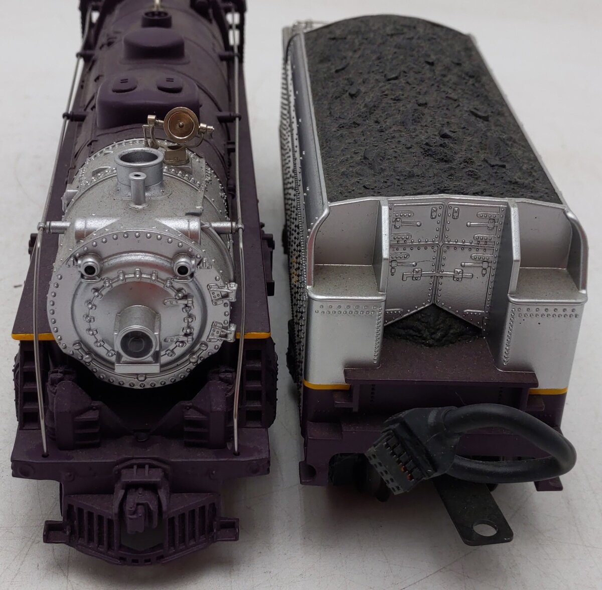 MTH 30-1232-1 O Gauge MTH 4-6-4 Hudson Steam Locomotive #2002 w/PS2 VG/Box