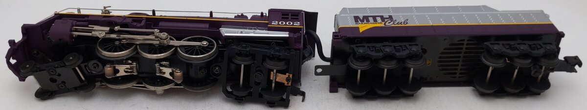 MTH 30-1232-1 O Gauge MTH 4-6-4 Hudson Steam Locomotive #2002 w/PS2 VG/Box