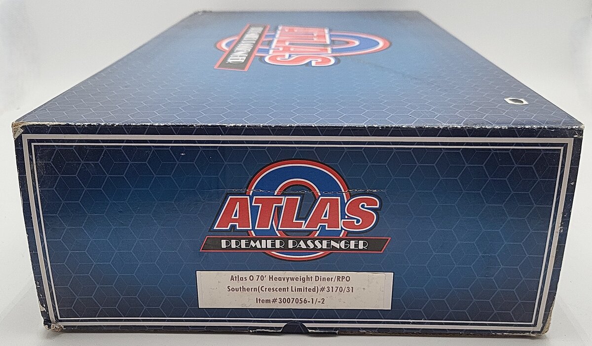 Atlas 3007056 O Southern Crescent Lmtd 70' Heavyweight Passenger Set #3170/31 EX/Box