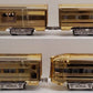 MTH 30-6707 O PRR 60' 18K Gold Plated Aluminum Passenger Car Set (Set of 4) EX/Box