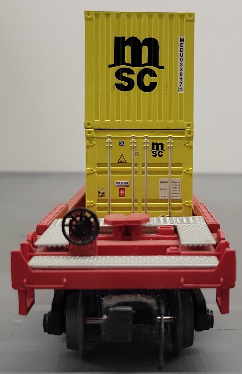 MTH 20-95230 O Scale Southwind Maxi-Stack With Containers #5006 EX