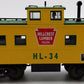 MTH 20-91028 O Gauge Hill Crest Lumber Co. Steel Lighted Caboose #34 EX