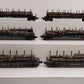 MTH 20-98119 O Hill Crest Lumber Co. Flat Car Set with Logs (Set of 6) EX