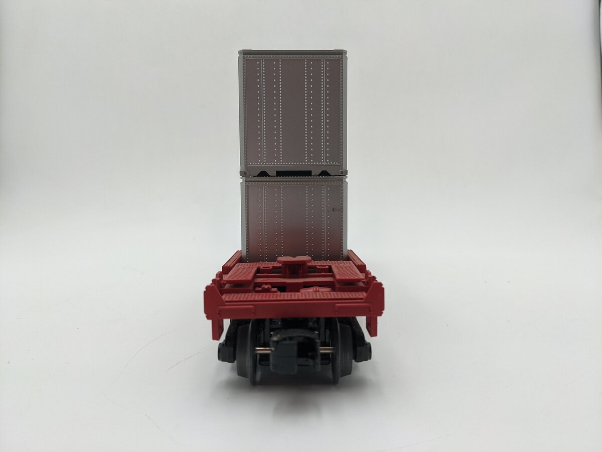 MTH 30-76621 O Gauge SOO Line Husky Stack Car EX